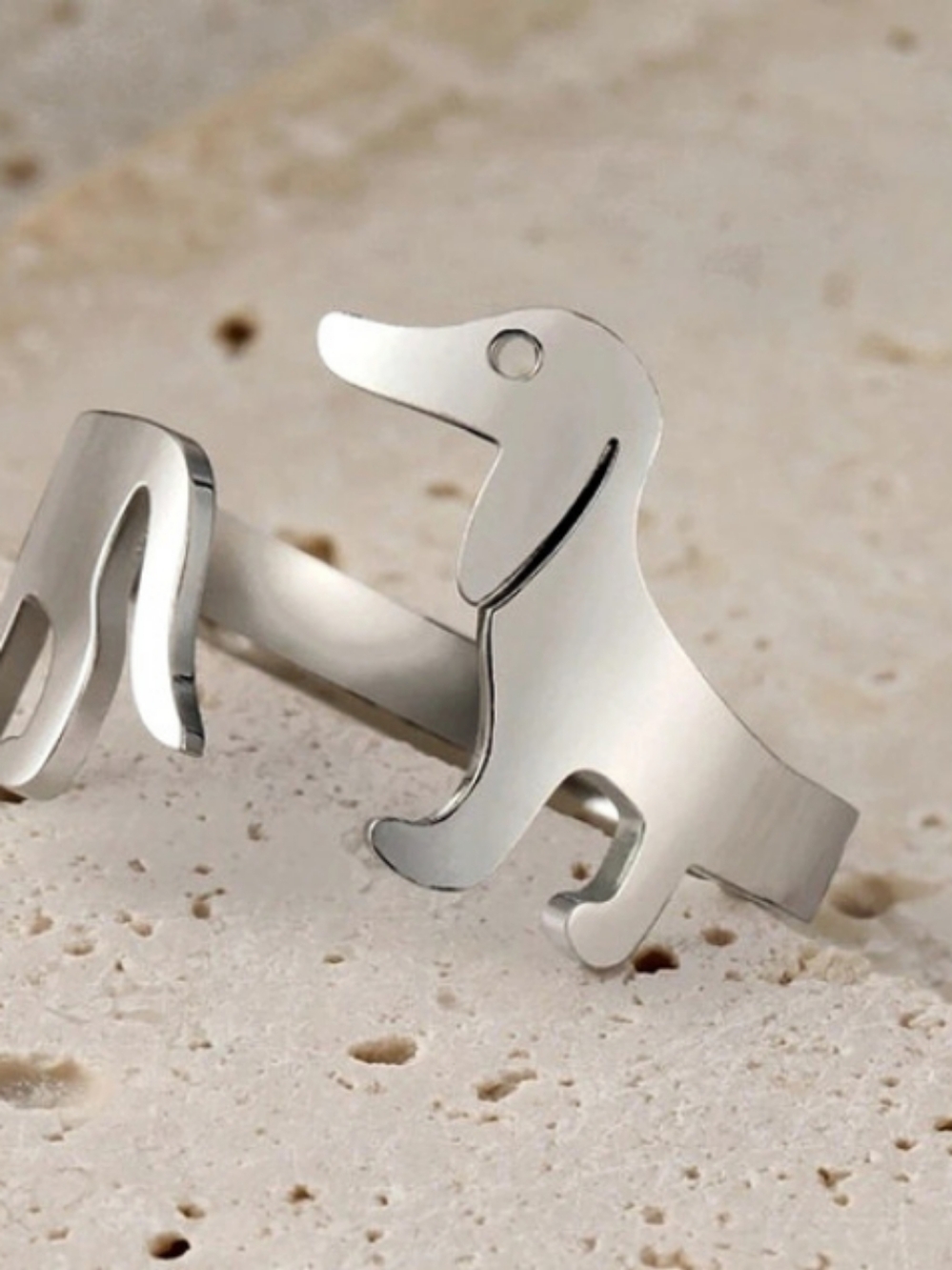Dachshund Adjustable Ring